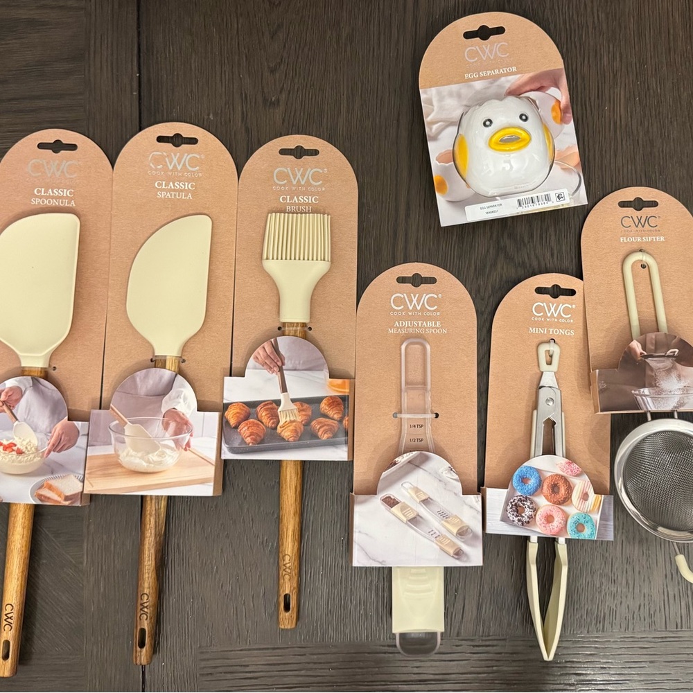 CWC Classic Cream Cooking Utensil Collection